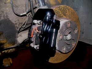 Brake Calliper Repainted